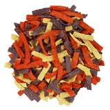 Sugar Foods Tri-Color Tortilla Strips, 0.5 Ounces, 1 per box, 100 per case