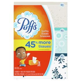 Basic Facial Tissue 8-540 Count