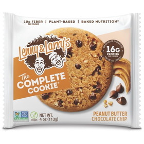 Lenny &amp; Larry's Complete Cookie Peanut Butter Chocolate Chip Complete Cookie 4 Ounce, 4 Ounces, 6 per case