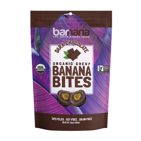 Barnana Chocolate Covered Banana Bites, 1.4 Ounces, 12 per box, 3 per case