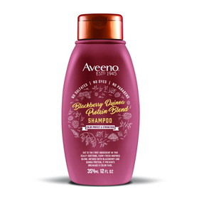 Aveeno Blackberry &amp; Quinoa Blend Shampoo, 354 Milliliter, 4 per case
