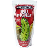 Van Holten's Large Hot Pickle Hot & Spicy Individually Packed In A Pouch, 1 Each, 12 per case