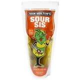 Van Holten's King Size Sour Sis Pickle Individually Packed In A Pouch, 1 Each, 12 per case