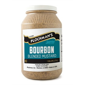 Plochman's Bourbon Mustard, 1 Gallon, 2 per case