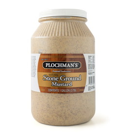 Plochman's Stone Ground Mustard, 1 Gallon, 2 per case