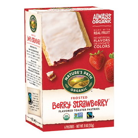 Nature's Path Strawberry Frosted Toaster Pastry, 11 Ounces, 12 per case
