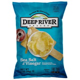 Deep River Snacks Kettle Potato Chip Salt & Vinegar, 5 Ounces, 12 per case