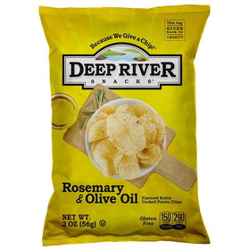 Deep River Snacks Rosemary Olive Oil Kettle Potato Chips 24 - 2 oz