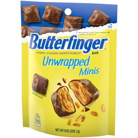 Nestle Butterfinger Bites Stand Up Bag, 8 Ounces, 12 per case