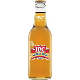 Ibc Cream Soda With Sugar Glass Bottle, 12 Fluid Ounce, 4 Per Pack, 6 Per Case
