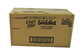 Chex Mix Muddy Buddies Peanut Butter & Chocolate Snack Mix 4.5 Ounces Per Bag - 7 Per Case