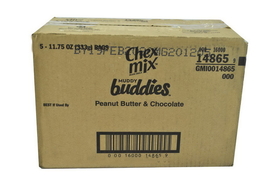Chex Mix Muddy Buddies Peanut Butter & Chocolate Snack Mix 11.75 Ounces Per Bag - 5 Per Case