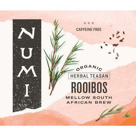 Numi Organic Tea Rooibos Herbal Tea, 100 Count, 1 per case