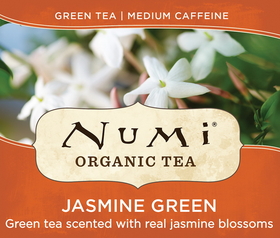 Numi Organic Tea Jasmine Green Tea, 100 Count, 1 per case