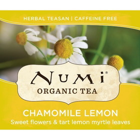 Numi Organic Tea Chamomile Lemon Herbal Tea, 100 Count, 1 per case