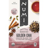 Numi Golden Chai Black Tea, 18 Count, 6 per case