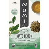 Numi Mate Lemon Green Tea, 18 Count, 6 per case