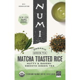 Numi Matcha Toasted Rice Green Tea, 18 Each, 6 per case