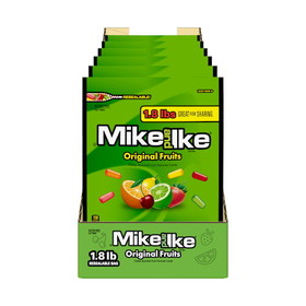 Mike &amp; Ike Original Fruits Stand Up Bag, 28.8 Ounces, 6 per case