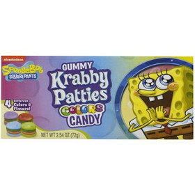 Frankford Candy Krabby Patty Colors Theater Box, 2.54 Ounces, 12 per case