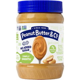 Peanut Butter & Co. All Natural Simply Smooth Peanut Butter Spread 16 Ounce Jar - 6 Per Case