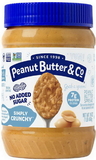 Peanut Butter & Co. All Natural Simply Crunchy Peanut Butter Spread 16 Ounce Jar - 6 Per Case