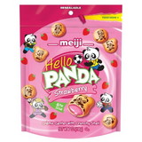 Meiji Hello Panda Strawberry Creme Display 7 Ounce Pack - 6 Per Case