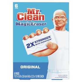 Mr. Clean Magic Eraser Original, 6 Count, 6 per case