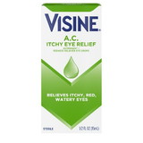 Visine Itchy Eye Relief, 0.5 Fluid Ounce, 3 Per Box, 12 Per Case