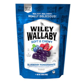 Wiley Wallaby Blueberry Pomegranate Licorice, 7.05 Ounces, 12 per case