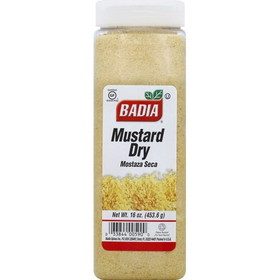 Badia 00033844905903 Mustard Dry, 16 Ounces, 6 per case