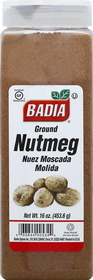 Badia Nutmeg Ground, 16 Ounces, 6 per case