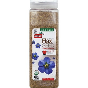 Badia Organic Flax Seed Ground, 16 Ounces, 4 per case