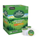 Green Mountain Coffee K-Cup Pod Breakfast Blend Decaffeinated, 24 Count, 4 Per Case