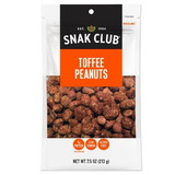 Snak Club Century Snacks Toffee Peanuts, 7.5 Ounce, 6 per case