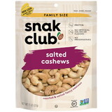 Snak Club Salted Cashews, 11 Ounce, 6 Per Case