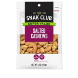 Snak Club Salted Cashews, 4 Ounce, 6 per case