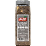 Badia Pepper Black Ground 16 Ounce Bottle - 6 Per Case