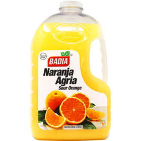 Badia Orange Bitter Naranja Agria 128 Fluid Ounce Bottle - 4 Per Case