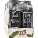 Badia Pepper Black Table Grind Rollermill 16 Ounce Bottle- 6 Per Case