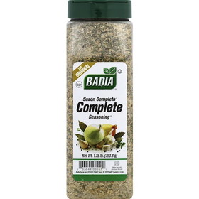 Badia Complete Seasoning 1.75 Pound Bottle - 6 Per Case