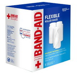 Band Aid Flex Gauze 3 X 1.2 Yard Roll 5 Count - 2 Per Pack - 6 Packs Per Case