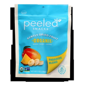 Peeled Snacks Paradise Blend Organic Dried Fruit, 7 Ounces, 6 per case
