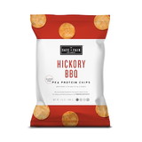 Safe + Fair 0206-EF-N Pea Protein Chips - Hickory Bbq 3.5 Ounce Bag - 12 Bags Per Case