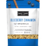 Safe + Fair 0301-NC-Z Granola - Blueberry Cinnamon 12 Ounce Bag - 6 Bags Per Case