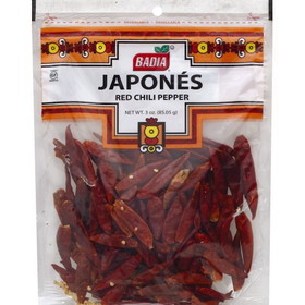 Badia Japanese (Red Chili Pepper), 3 Ounces, 12 per case