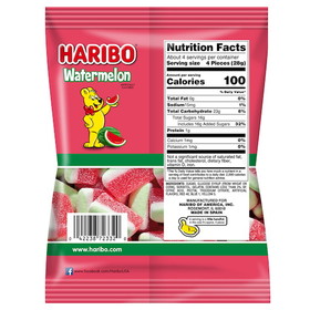 Haribo Confectionery Watermelon Gummies, 4.1 Ounces, 12 per case