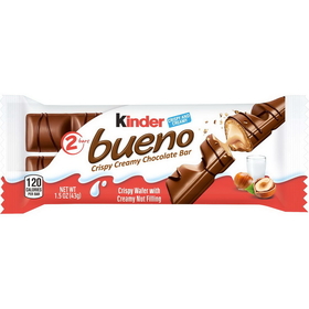Kinder Bueno Bueno Bar, 1.5 Ounces, 20 per box, 4 per case