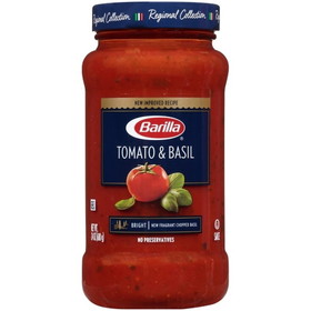 Barilla Premium Sauce Tomato &amp; Basil, 24 Ounces, 8 per case