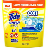 Tide Liquid Detergent Pods Simply Oxi, 7 Ounces, 6 per case